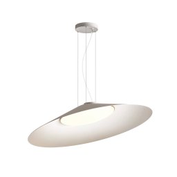 kdln LED hanging light Kate, white, 2,700 K, Ø 90 cm, metal