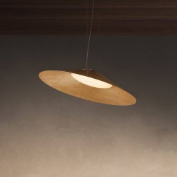 kdln LED hanging light Kate, gold-foiled, 3,000 K, Ø 90 cm