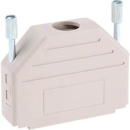 MH CONNECTORS MHDPPK25-LG-K - D-Sub cap, 25-pin, straight, light grey, size B