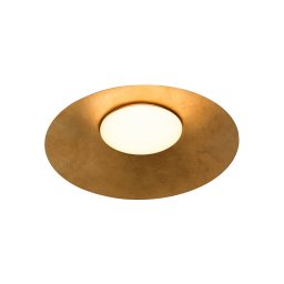 kdln LED ceiling lamp Kate, 3,000 K, gold-coloured, Ø 87 cm
