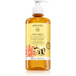 Apivita Mini Bees Gentle Kids Hair&Body wash Calendula&Honey Washing Gel for Body and Hair 500 ml
