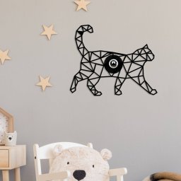 Opviq Wall lamp W-041, laser cut, black cat design