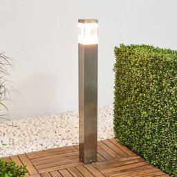 Lindby Baily - stainless steel path light with LEDs