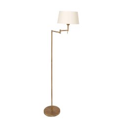Steinhauer Bella floor lamp, swivelling, bronze