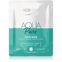 Biotherm Aqua Pure Flash Mask Sheet Mask with moisturising effect for skin renewal 31 g