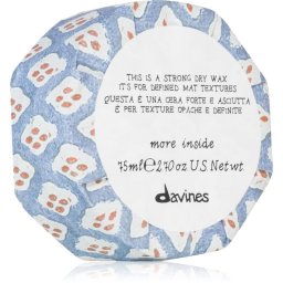 Davines More Inside Strong Dry Wax Hair Styling Wax 75 ml