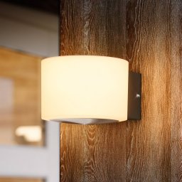 Philips LED outdoor wall light Otis UE, white, steel, IP44