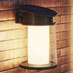 Philips LED solar outdoor wall light Juda UE, sensor, IP44