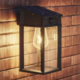Philips LED solar outdoor wall lamp Geri UE Sensor, angular, IP44