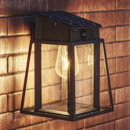 Philips LED solar outdoor wall light Lysin UE, sensor, IP44