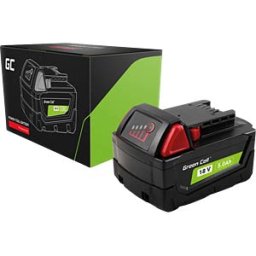 GREEN CELL GC PTML18V5 - Battery for Milwaukee power tools, 18 V, 5 Ah