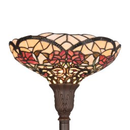 Clayre&Eef Spring-like floor lamp Kayla, Tiffany-style