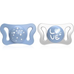 Chicco Physio Micro 0-2 m dummy Blue 2 pc