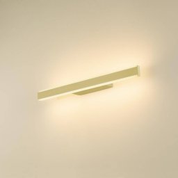 SLV LED bathroom wall light One Linear, 52 cm, brass-coloured