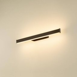 SLV LED bathroom wall light One Linear, 52 cm, black, CCT