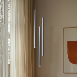 SIGMA Sopel 3 pendant light, anthracite, round, 3-bulb, steel, G9