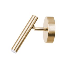 SIGMA Sopel wall light, gold, 1-bulb, steel, G9, height 15 cm