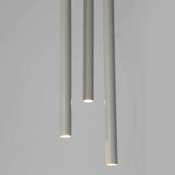 SIGMA Sopel 3 pendant light, taupe, round, 3-bulb, steel, G9