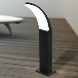 EGLO Fiumicino LED pillar light in a curved shape