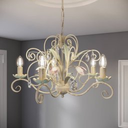 Luminex Luce chandelier, 5-bulb