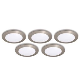 Hera recessed light FR 68 LED, set of five warm white