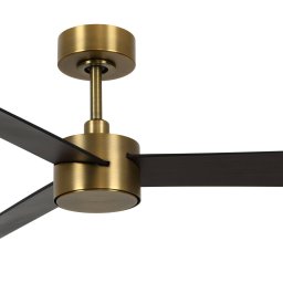 Beacon Lighting Beacon fan with light Climate IV brass/walnut quiet