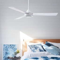 Beacon Lighting Beacon ceiling fan Bayside Calypso white Ø 122 cm quiet