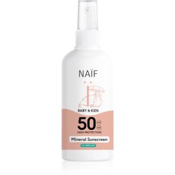 Naif Baby & Kids Mineral Sunscreen SPF 50 0 % Perfume Protective Sunscreen Spray 100 ml