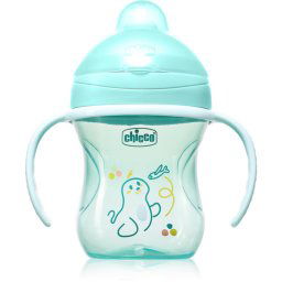 Chicco Training Cup 6m+ training cup with handles Teal 1 pc