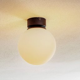 TK Lighting Celeste ceiling light with spherical glass, 1-bulb