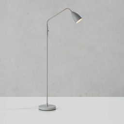 Markslöjd LED floor lamp Patro, grey, metal, dimmable