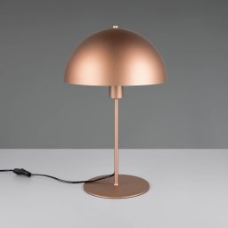 Trio Lighting Nola table lamp, coffee, height 45 cm, metal
