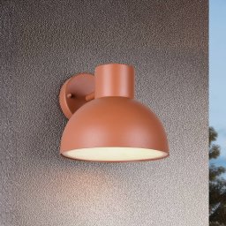 Trio Lighting Elbe outdoor wall light, apricot, die-cast aluminium, E27