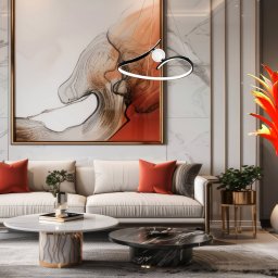 Milagro Lighting Perla LED pendant light, metal, acrylic, black, 4,000 K