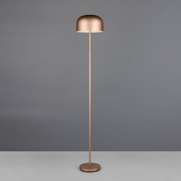 Reality Leuchten LED battery-powered floor lamp Jeff, coffee, dimmable, height 147 cm
