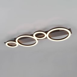 Reality Leuchten Lumos LED ceiling light, aluminium, 3,000 K, metal, length 72 cm