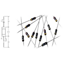 YAGEO MPR 11,0 - Precision resistor 0.6 W, 0.1% 11.0 Ohm