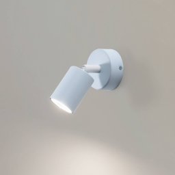 TK Lighting Livia wall spotlight, blue, 13 cm, metal, adjustable, GU10