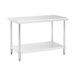 Stainless Steel Table - 120 x 60 cm - max. weight capacity 250 kg