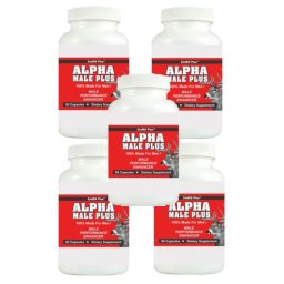 ALPHA MALE PLUS - Sexual Performance Enhancer - 5 Bottles