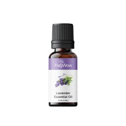FragWowLuxurious 100% Pure Therapy Grade Lavender Oil for Hair, Perfumes, Soap, Aromatherapy, and Massage 20 ML