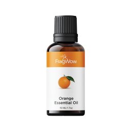 FragWow100% Pure & Natural Orange Oil for Skin, Hair, Diffuser, Aromatherapy, Home Fragrance, and Candle Making 50 ML