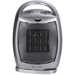 MELCHIONI FAMILY Termoventilatore CALIDO, ceramico, 1500 w, 2 livelli di potenza calore, Oscillazione automatica, Doppia regolazione aria calda, Protezione contro il surriscaldamento, Sicurezza antiribaltamento, Indicatore funzionamento a LED, Maniglia p
