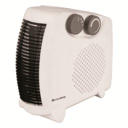 MELCHIONI FAMILY Termoventilatore HOTTY PLUS, 2000 w, 2 livelli di potenza calore + 1 aria fredda, Possibilità posizionamento: verticale e orizzontale, Protezione contro il surriscaldamento, Sistema sicurezza integrato, Maniglia per trasporto