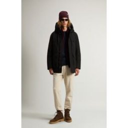 Woolrich uomo Arctic Parka Evolution in Ramar Cloth Nero Taglia M