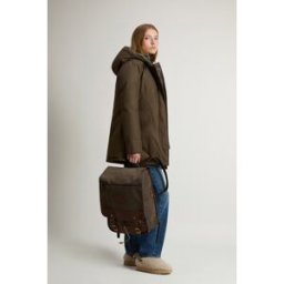 Woolrich donna Arctic Parka in Ramar Cloth Verde Taglia XXL