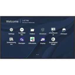 ViewSonic Mon 75ds Uhd 4k Hdmi And11 Ops Mm Usbc Rj45 24/7 500nit 4/32 And11