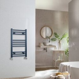 HudsonReed Scaldasalviette Diritto Blu (Regal Blu) - 800mm x 500mm - Ive