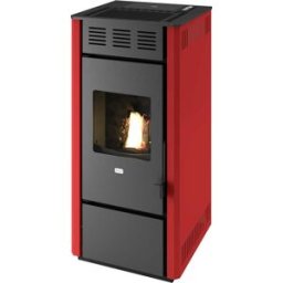 Punto Fuoco STUFA A PELLET AD ARIA PUNTOFUOCO MARTINA ROSSA 10 kW CON TELECOMANDO