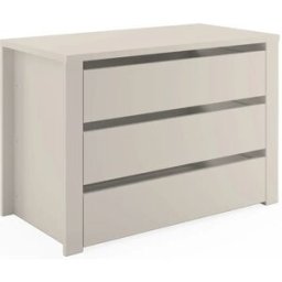 garneroarredamenti Cassettiera interna 3 cassetti per armadio modulo 90cm beige cashmere Batty